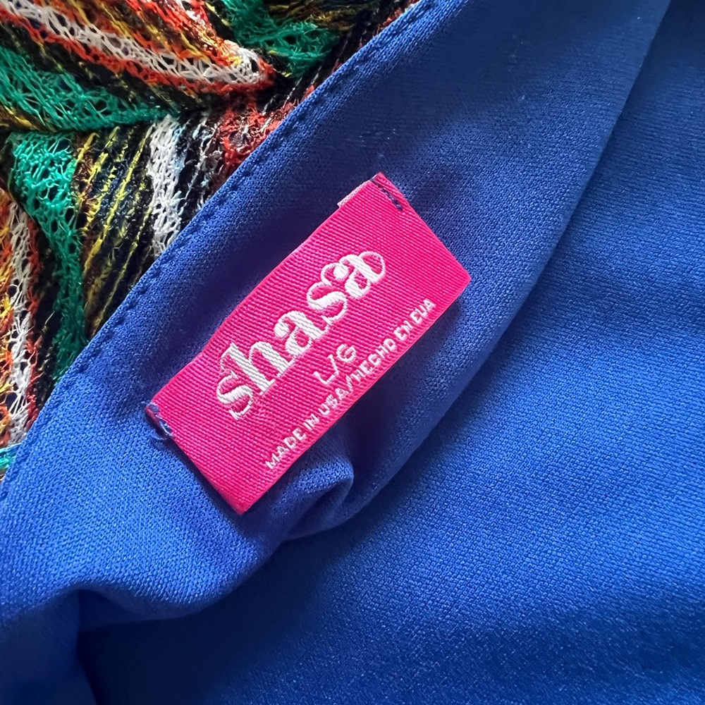 Multicolor Chevron Pattern Dress - Picture 5 of 5